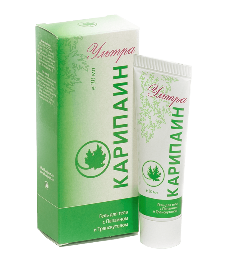"Karipain Ultra Gel" успешно применяется для лечения заболеваний опорно ...